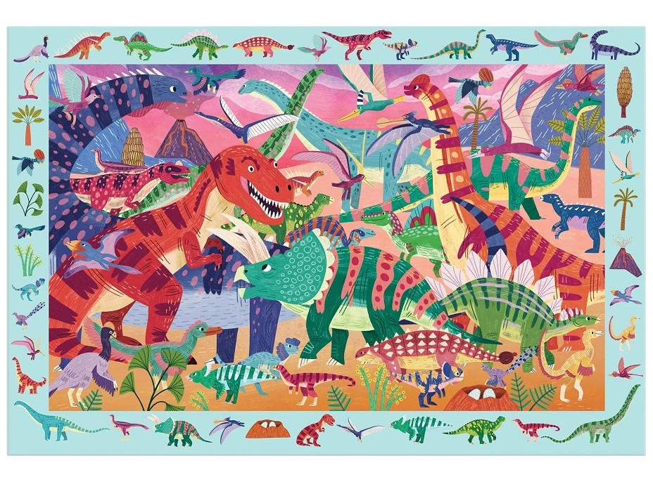 Mudpuppy Puzzle Majestátní dinosauři 64 dílků