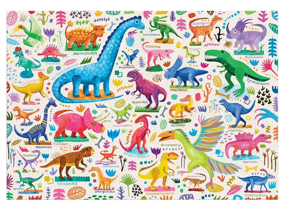 Mudpuppy Puzzle Mocní dinosauři 100 dílků