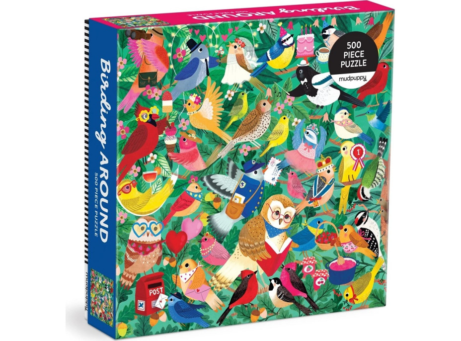 Mudpuppy Puzzle Ptačí svět 500 dílků