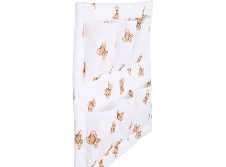 Kapsář (organizér) na dětskou postýlku BABYMAM PREMIUM - Medvídek Teddy
