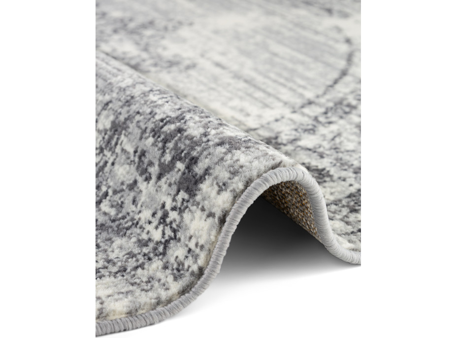 Kusový koberec Gloria Lydia Creme Grey kruh