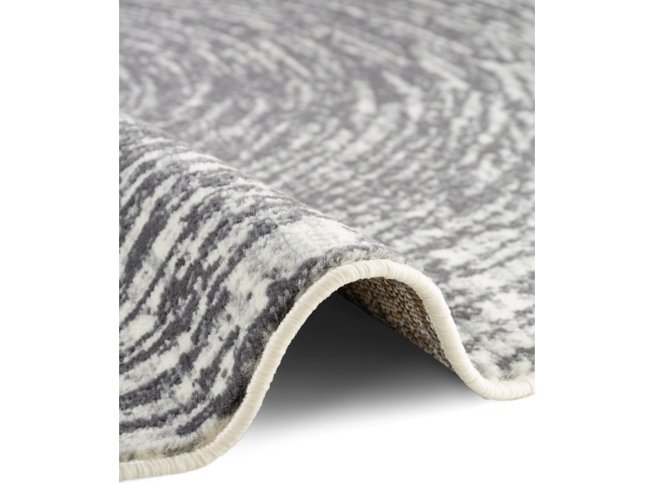 Kusový koberec Gloria Cavallo Creme Grey kruh