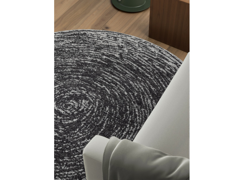 Kusový koberec Gloria Cavallo Grey kruh