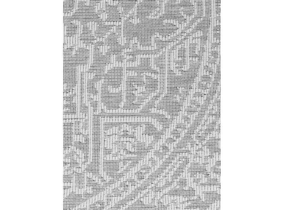 Kusový koberec Duet Kona White/Gray kruh - na ven i na doma