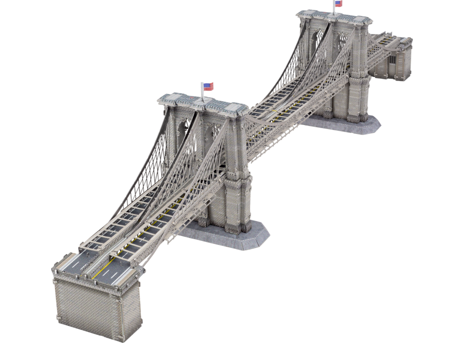 METAL EARTH 3D puzzle Premium Series: Brooklynský most