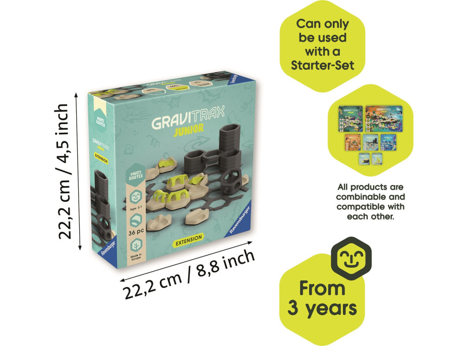 RAVENSBURGER GraviTrax Junior Křižovatky