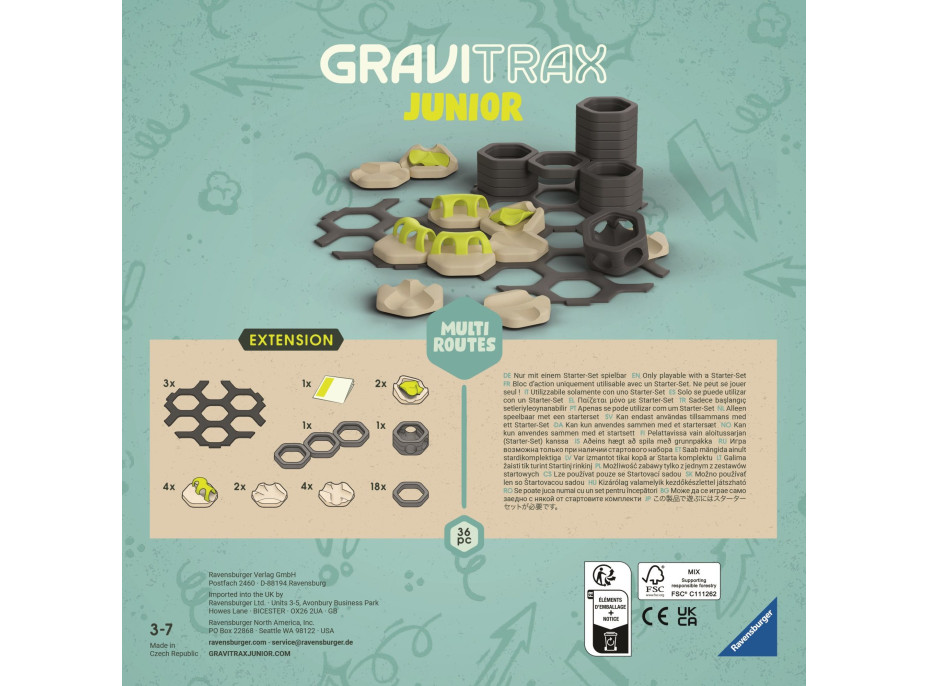 RAVENSBURGER GraviTrax Junior Křižovatky