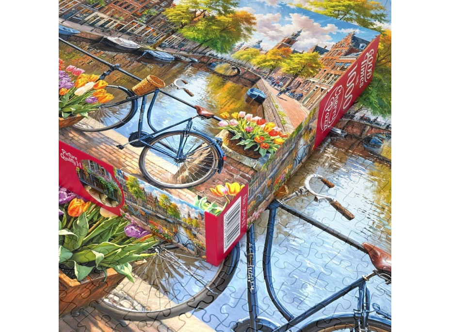 CHERRY PAZZI Puzzle Amsterdamské tulipány 1000 dílků
