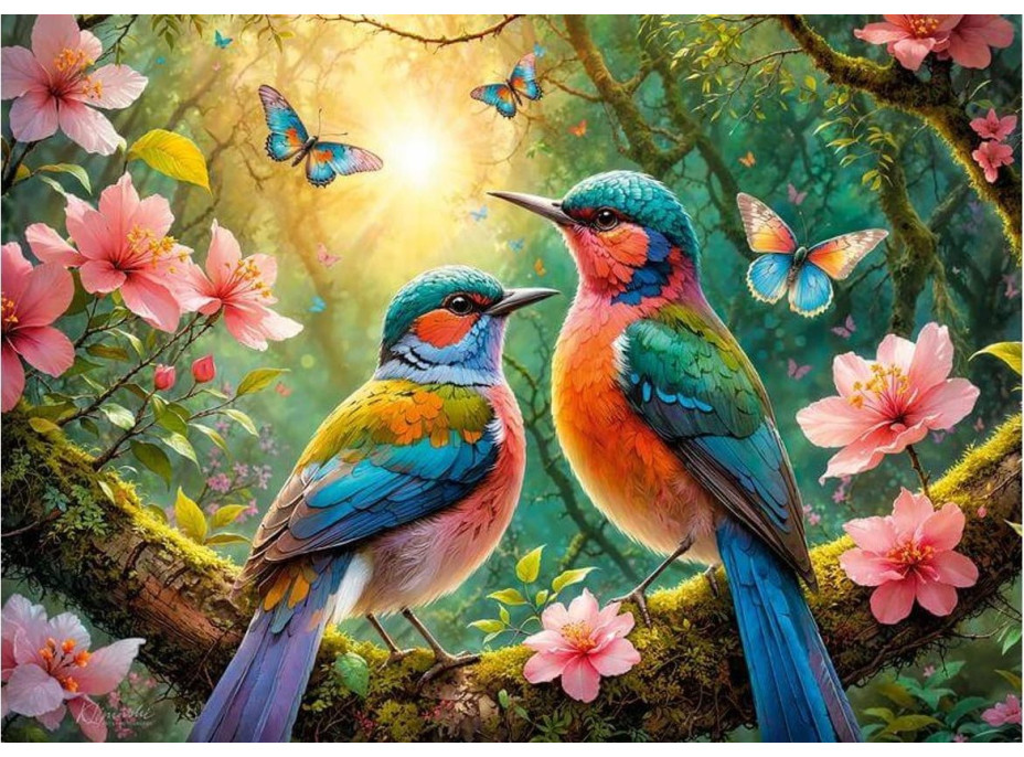 CHERRY PAZZI Puzzle Pozdrav nového dne 500 dílků