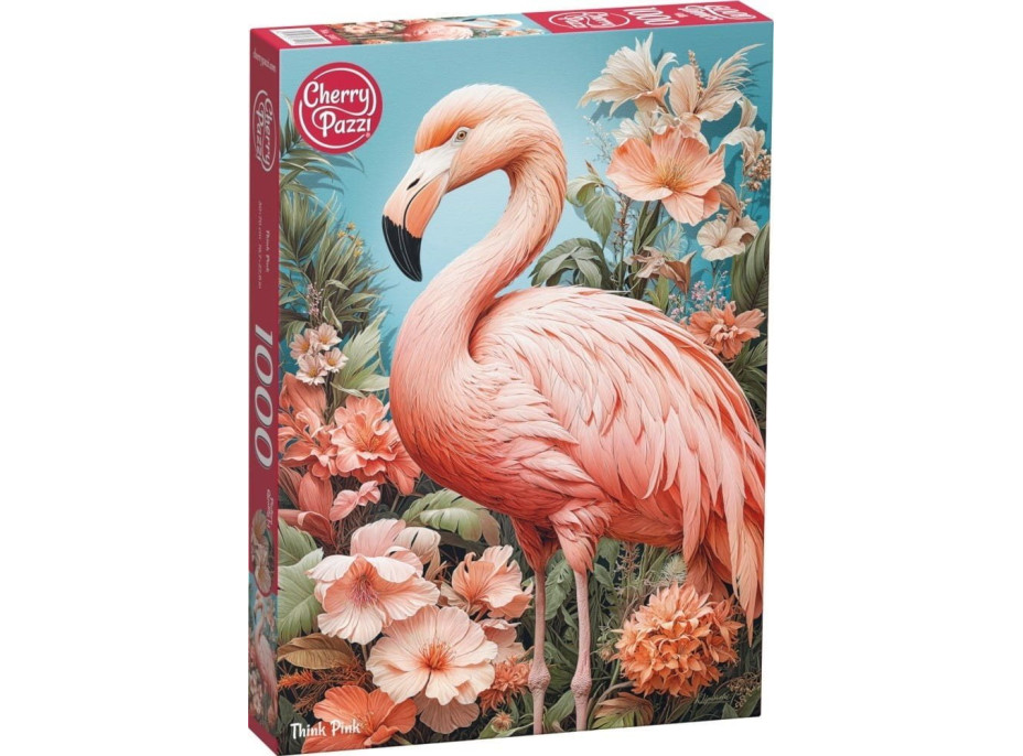CHERRY PAZZI Puzzle Plameňák 1000 dílků