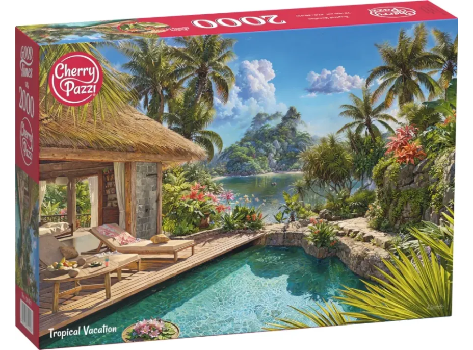 CHERRY PAZZI Puzzle Prázdniny v tropech 2000 dílků