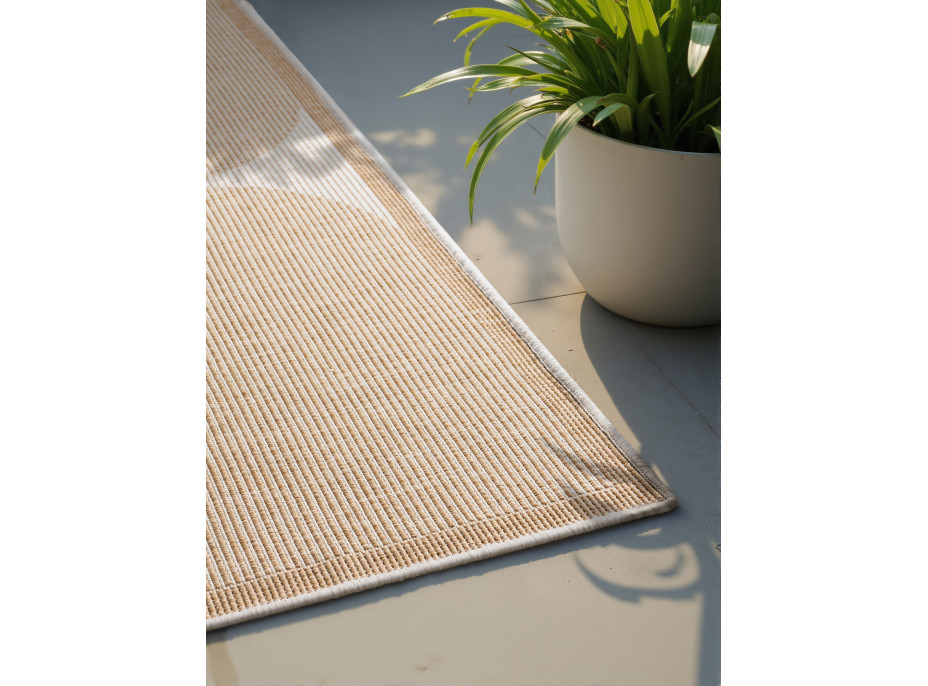 Kusový koberec Duet Bowen Beige/White - na ven i na doma