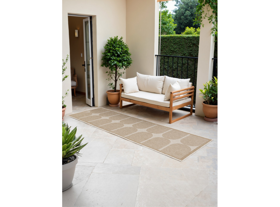 Běhoun Duet Bowen Beige/White - na ven i na doma