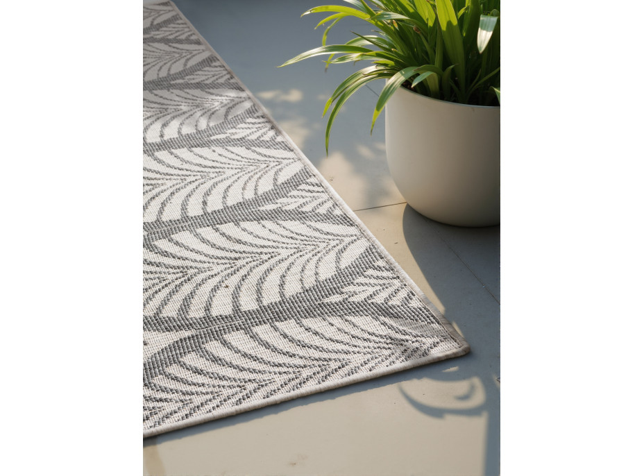 Kusový koberec Duet Liora White/Gray - na ven i na doma