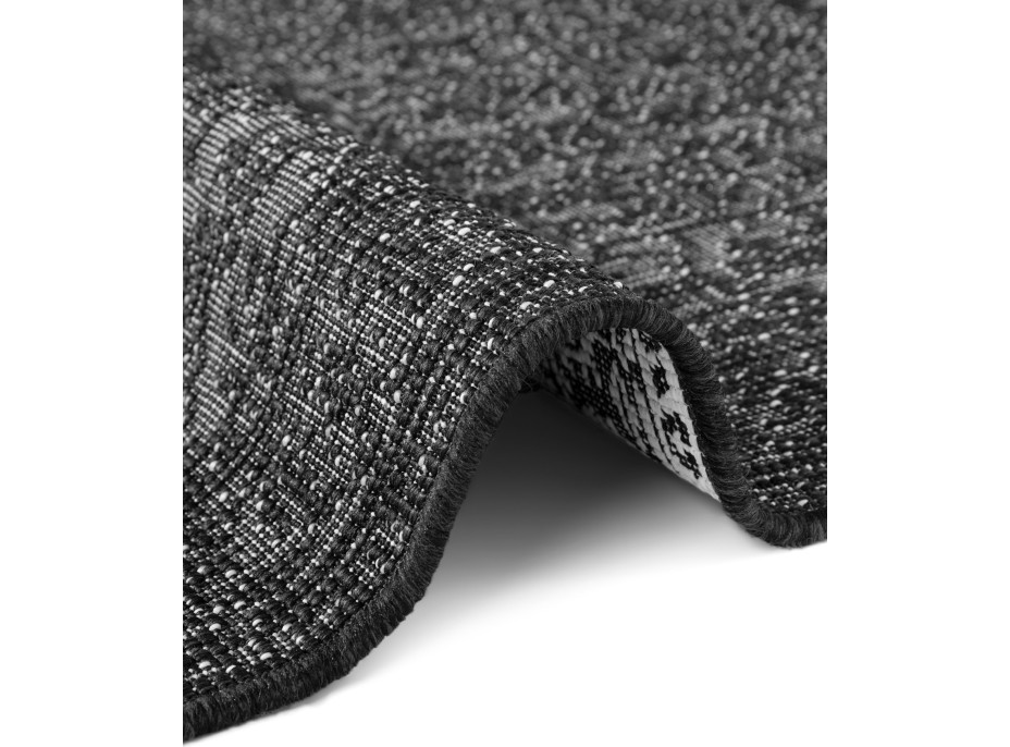 Kusový koberec Duet Kona Black/White - na ven i na doma