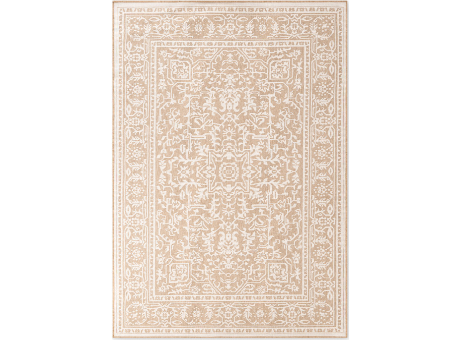 Kusový koberec Duet Kona Beige/White - na ven i na doma