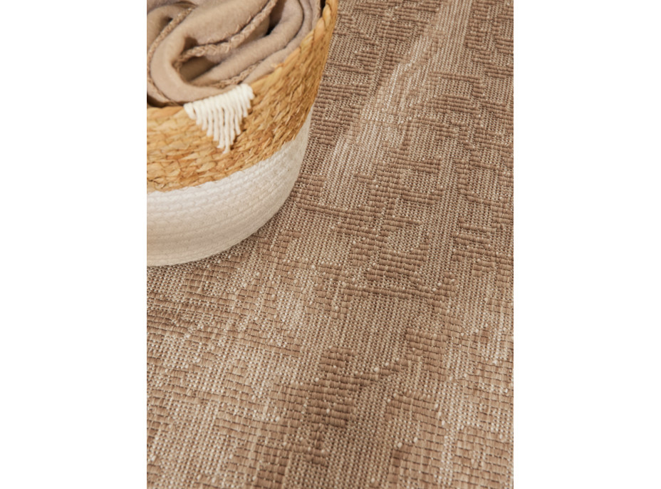 Kusový koberec Duet Kona Beige/White - na ven i na doma