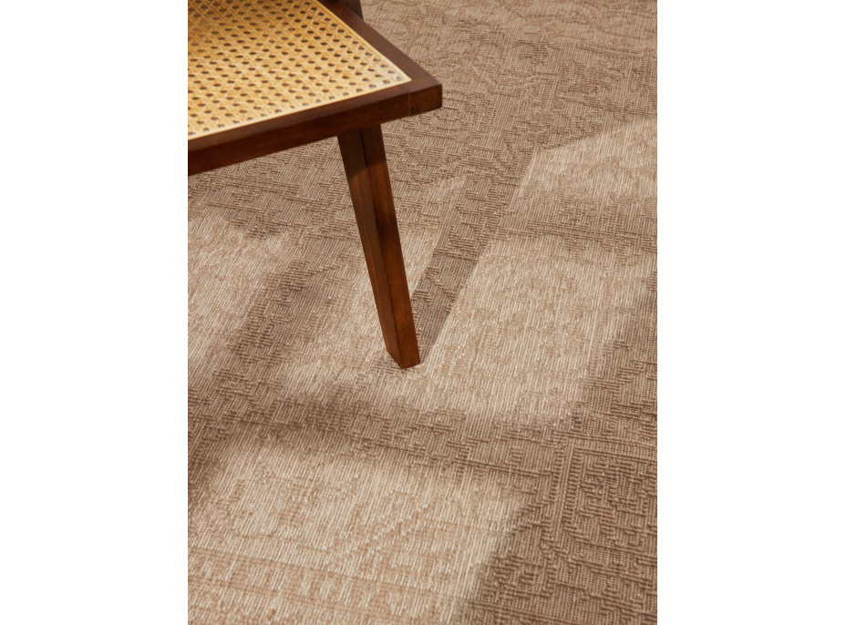 Kusový koberec Duet Kona Beige/White - na ven i na doma