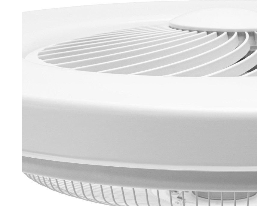 Stropní LED svítidlo s ventilátorem na dálkové ovládání - bílé