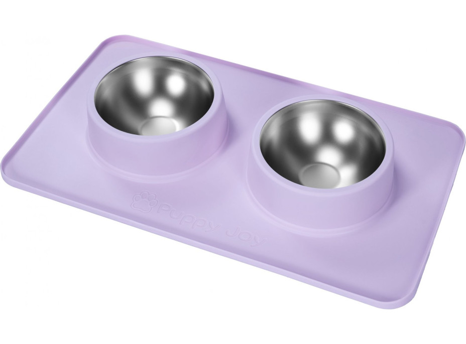 Misky pro psy/kočky/zvířata Puppy Joy - fialové