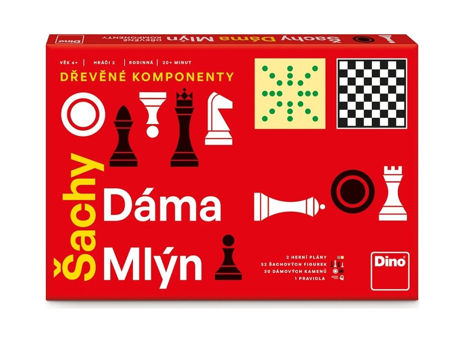 Dino Šachy, Dáma, Mlýn