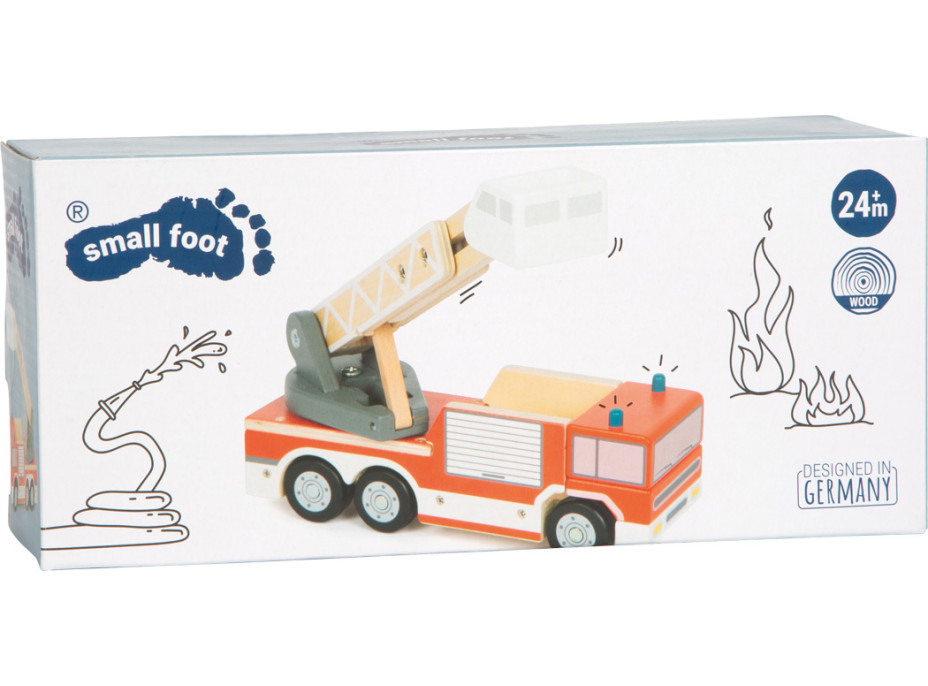 small foot Hasičský vůz s otočným žebříkem