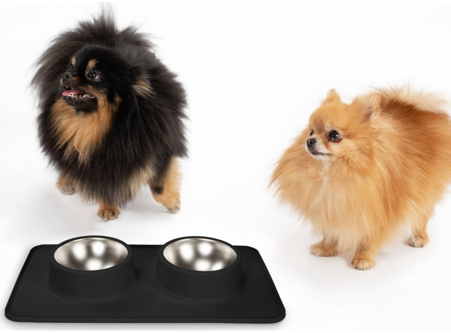 Misky pro psy/kočky/zvířata Puppy Joy - černé