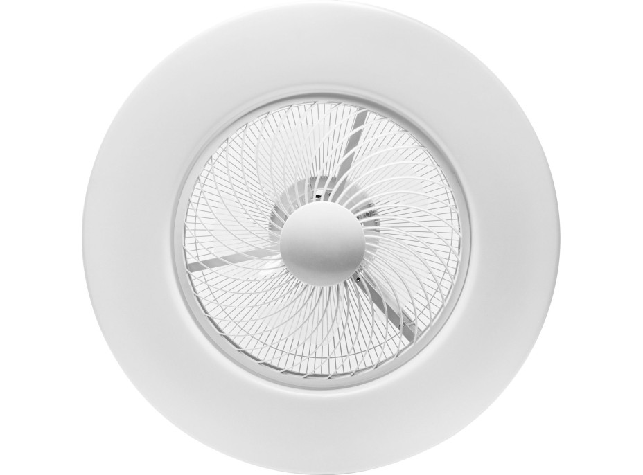 Stropní LED svítidlo s ventilátorem na dálkové ovládání - bílé