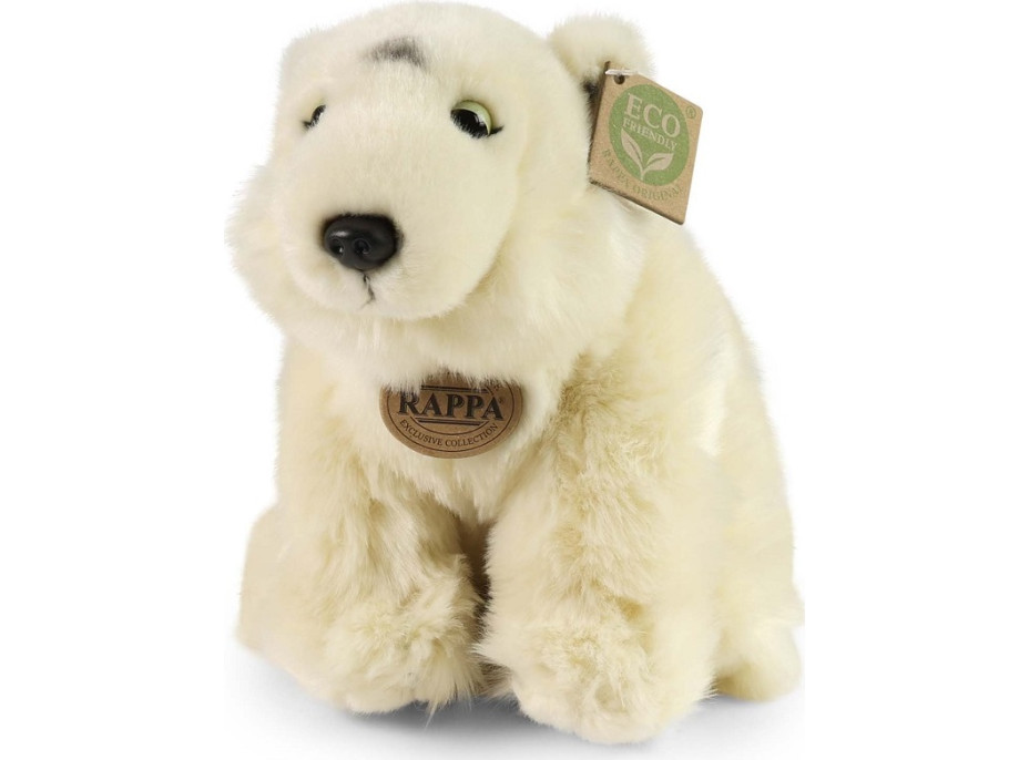 Rappa Plyšový medvěd lední 30 cm ECO-FRIENDLY