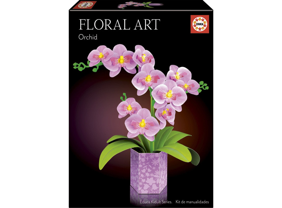 EDUCA 3D puzzle Floral Art - Orchidej