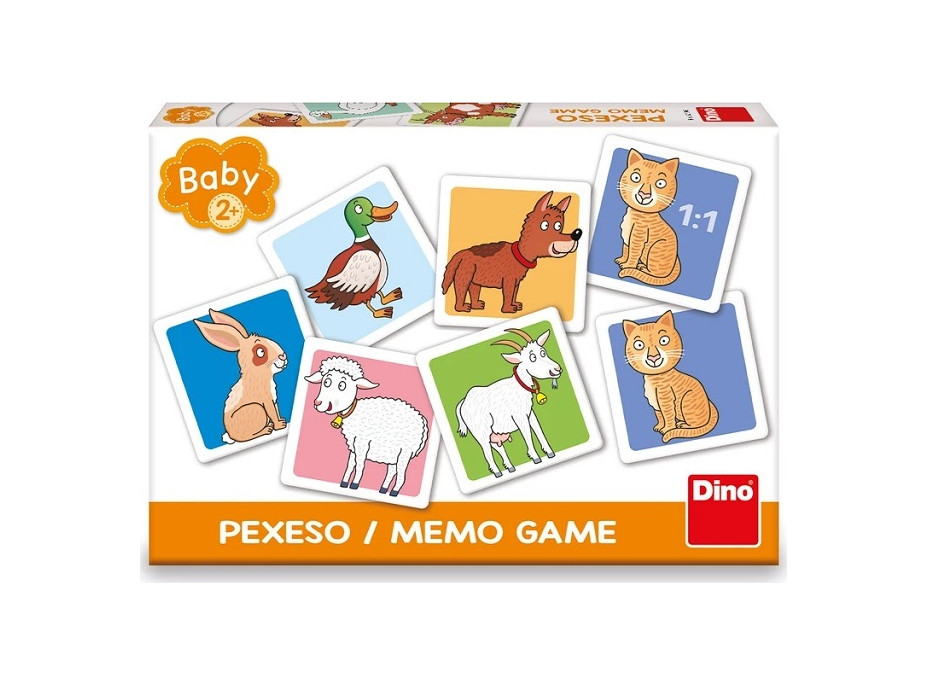 Dino Baby pexeso Domácí zvířátka