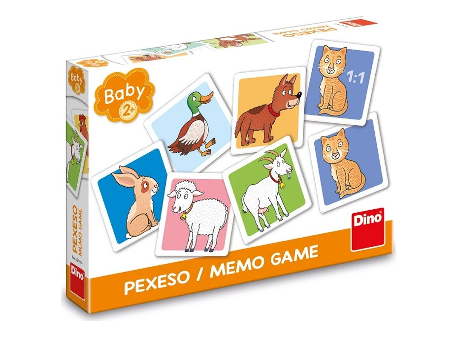 Dino Baby pexeso Domácí zvířátka