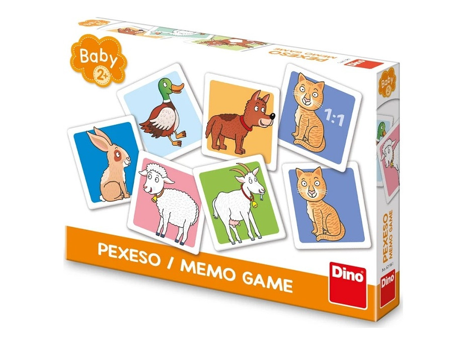 Dino Baby pexeso Domácí zvířátka