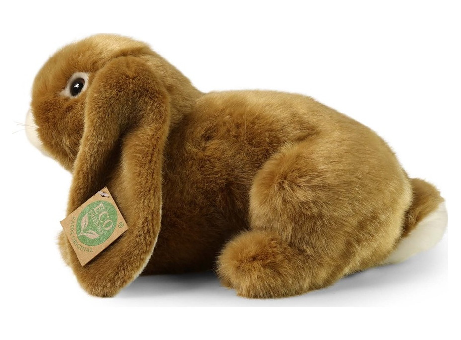 Rappa Plyšový králík hnědý 25 cm ECO-FRIENDLY