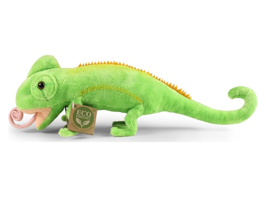 Rappa Plyšový chameleon 30 cm ECO-FRIENDLY
