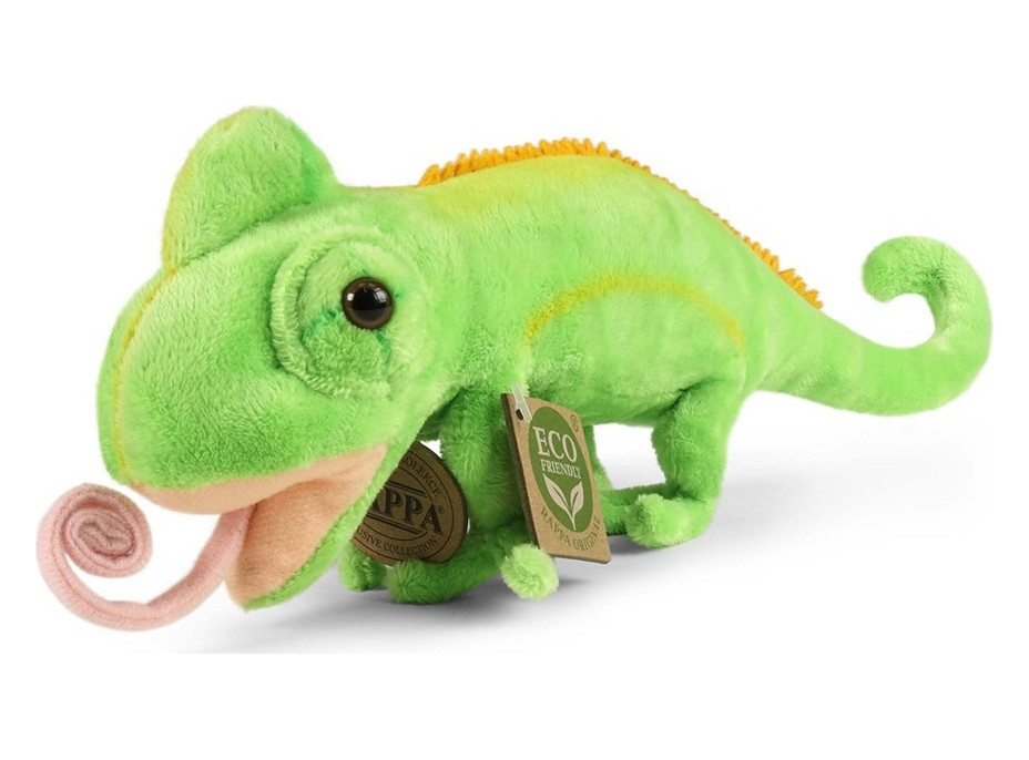 Rappa Plyšový chameleon 30 cm ECO-FRIENDLY