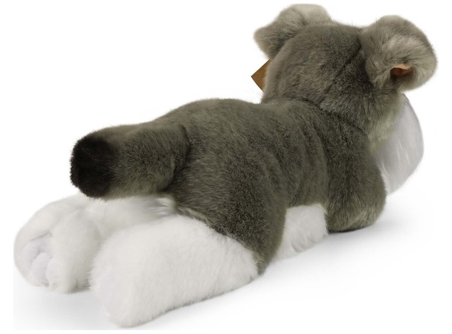 Rappa Plyšový pes knírač ležící 28 cm ECO-FRIENDLY