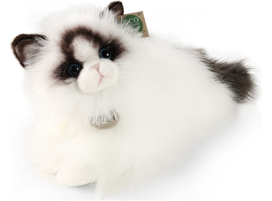 Rappa Plyšová kočka ragdoll ležící 35 cm ECO-FRIENDLY