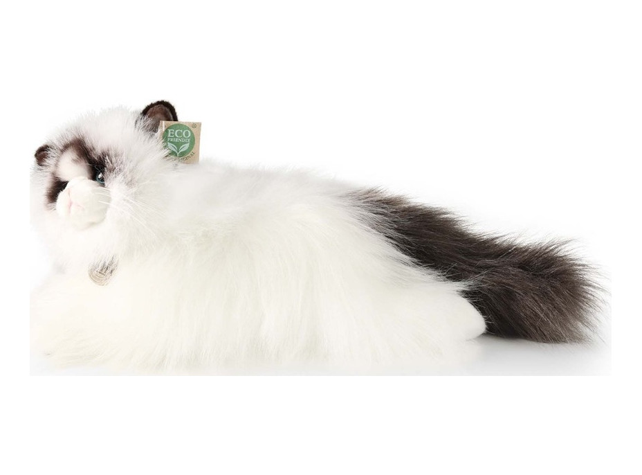 Rappa Plyšová kočka ragdoll ležící 35 cm ECO-FRIENDLY