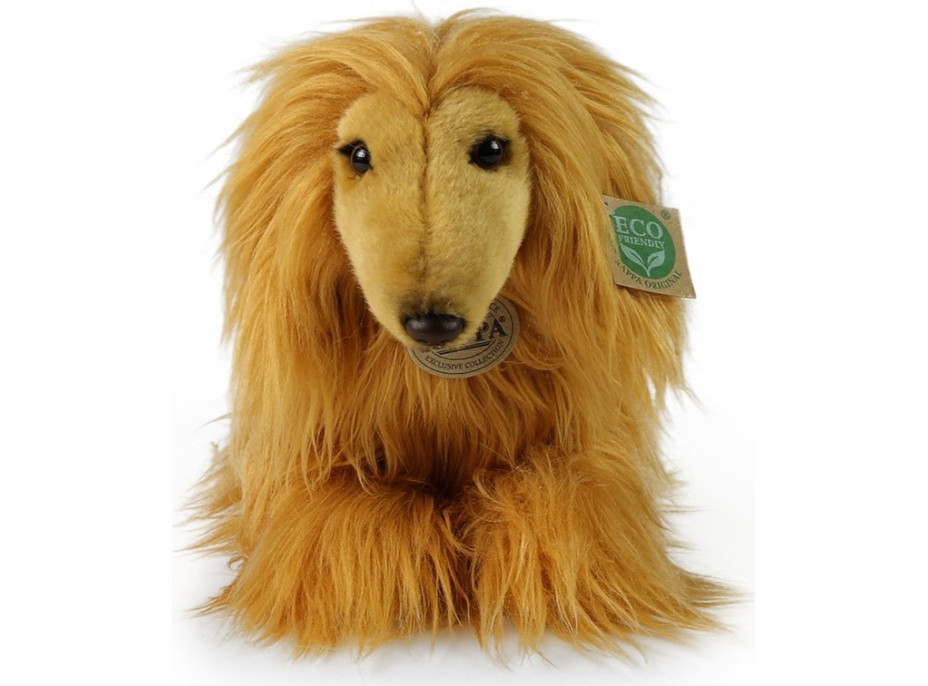 Rappa Plyšový pes afghánský chrt 32 cm ECO-FRIENDLY