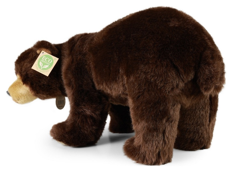 Rappa Plyšový medvěd hnědý stojící 40 cm ECO-FRIENDLY