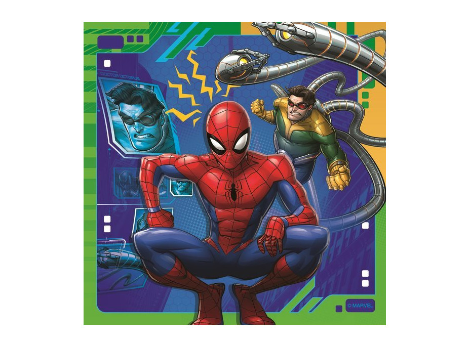 RAVENSBURGER Puzzle Marvel: Spider-Man 3x49 dílků