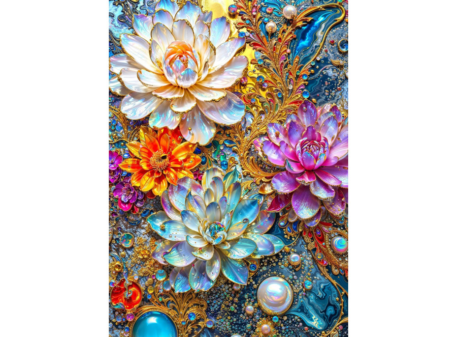 ENJOY Puzzle Perleťové lekníny 1000 dílků