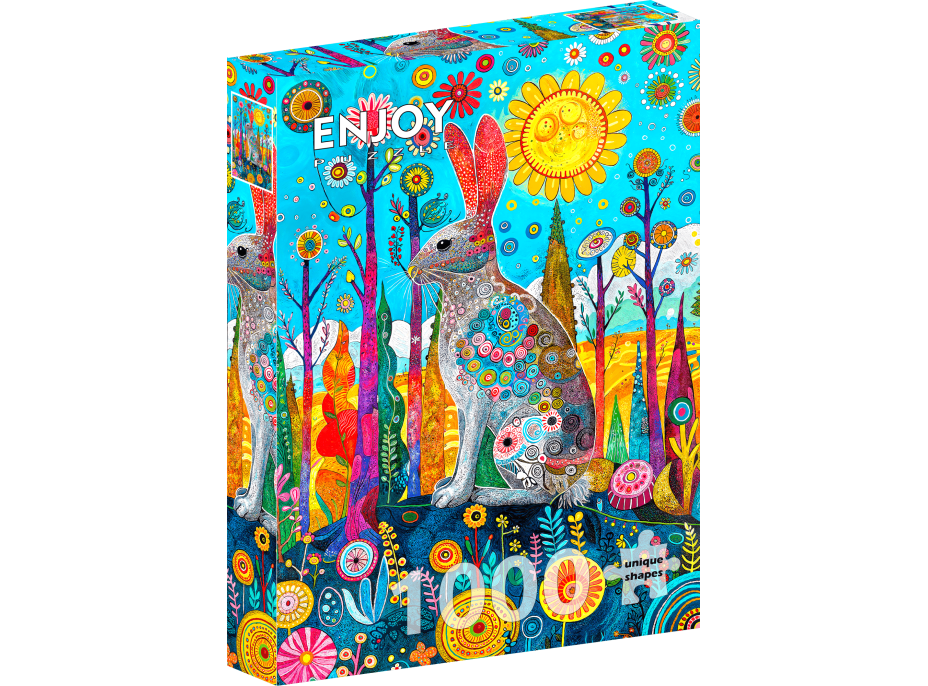 ENJOY Puzzle Rozmarná zaječí země 1000 dílků