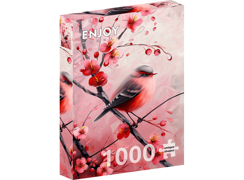 ENJOY Puzzle Rubínový pěvec 1000 dílků