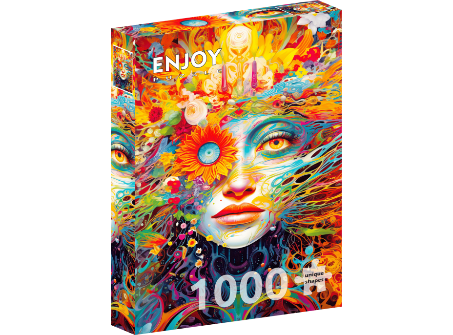 ENJOY Puzzle Smělá múza 1000 dílků