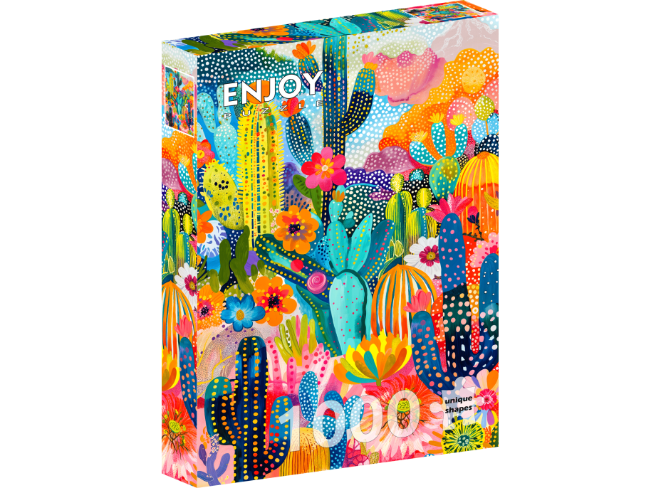 ENJOY Puzzle Svět kaktusů 1000 dílků