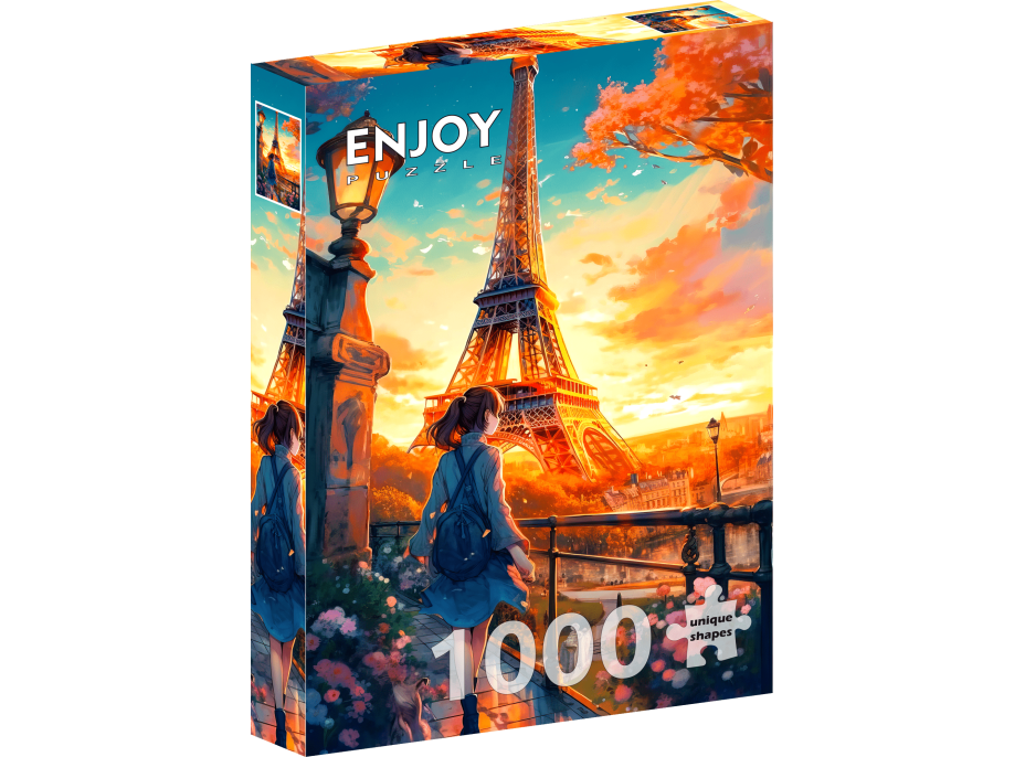 ENJOY Puzzle Toulky Paříží 1000 dílků