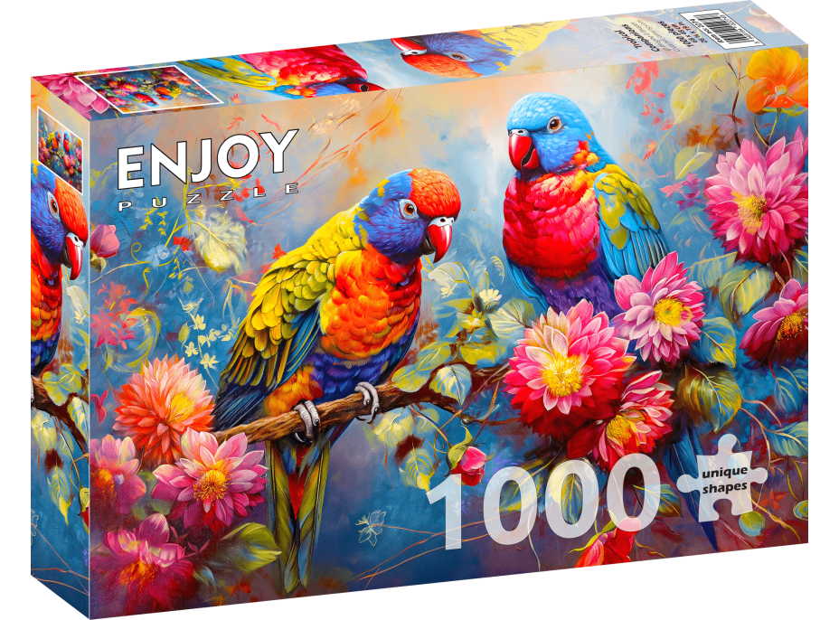 ENJOY Puzzle Tropičtí společníci 1000 dílků