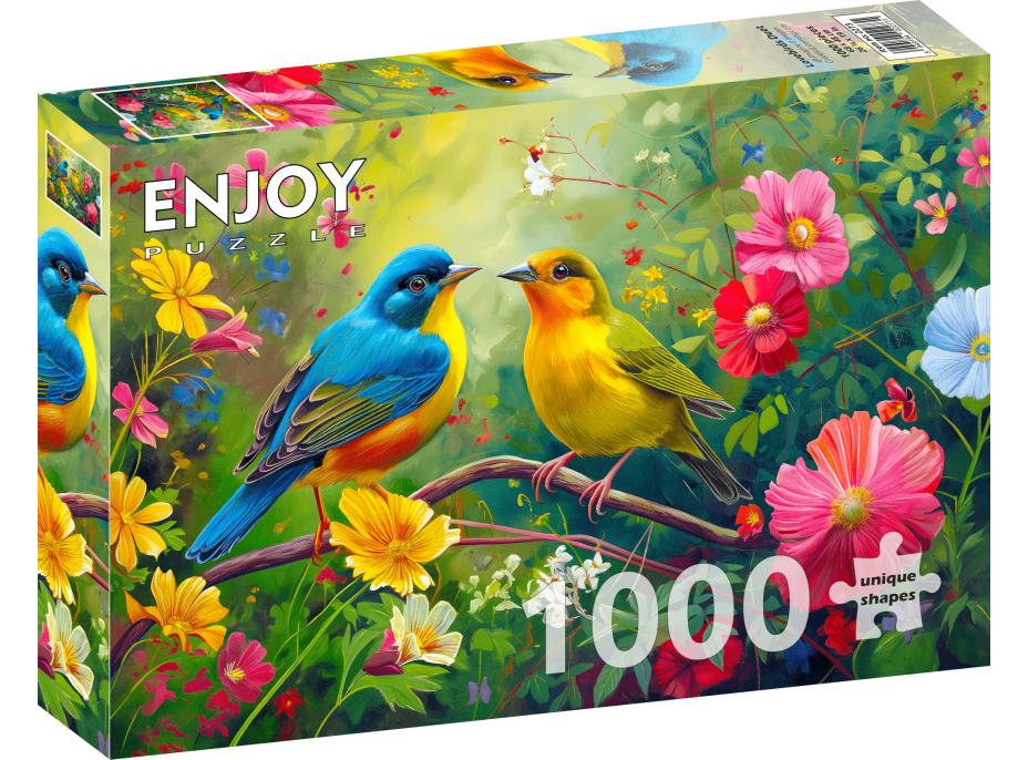 ENJOY Puzzle Zamilovaný duet 1000 dílků